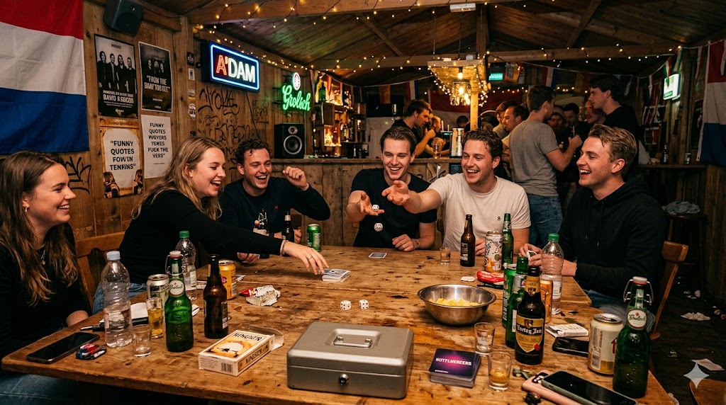 De 5 leukste drankspellen voor een keet