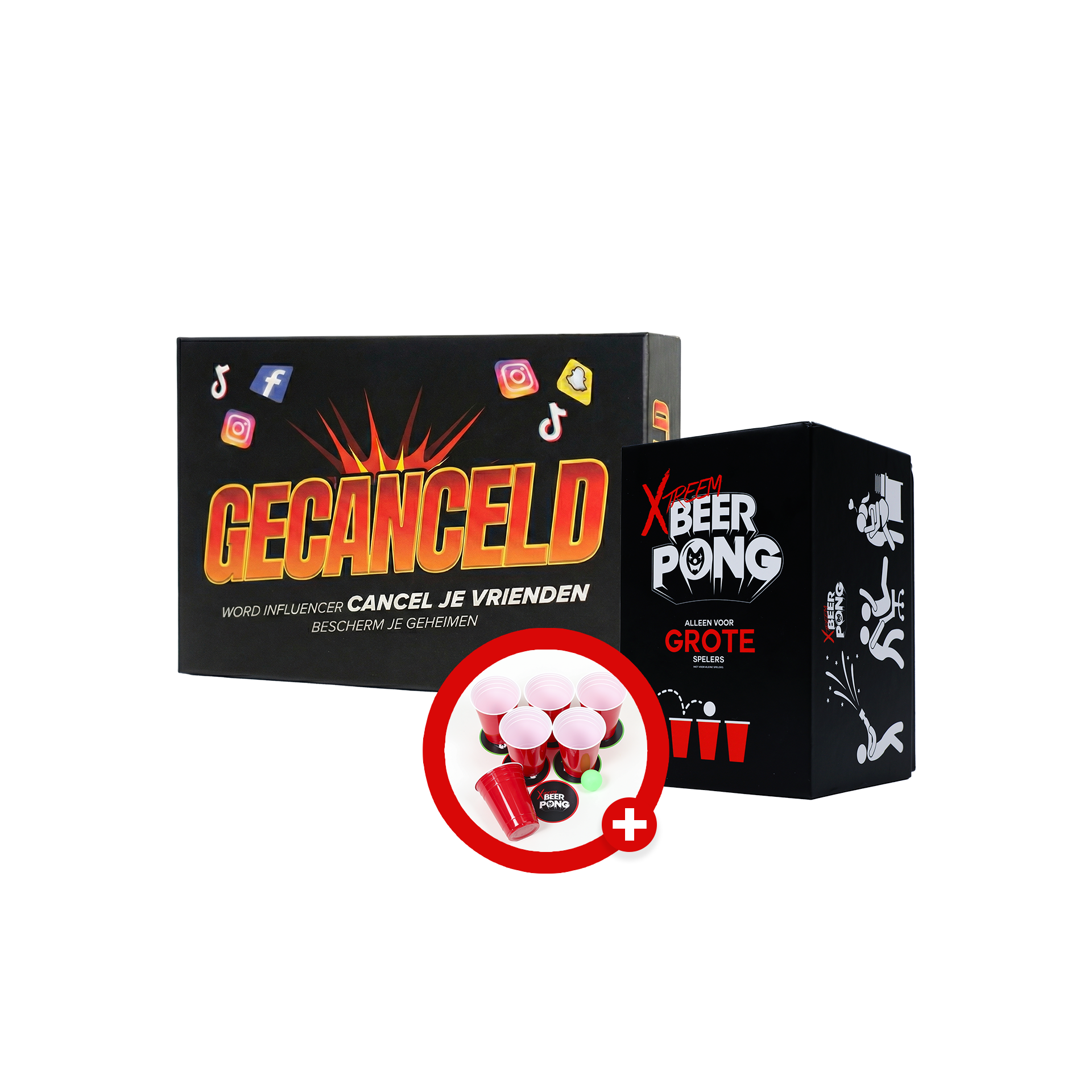 XTREEM BEERPONG + GECANCELD - bundel