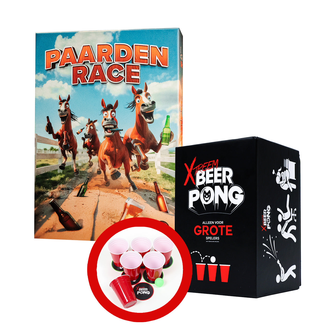 PAARDENRACE + XTREEM BEER PONG - Bundel