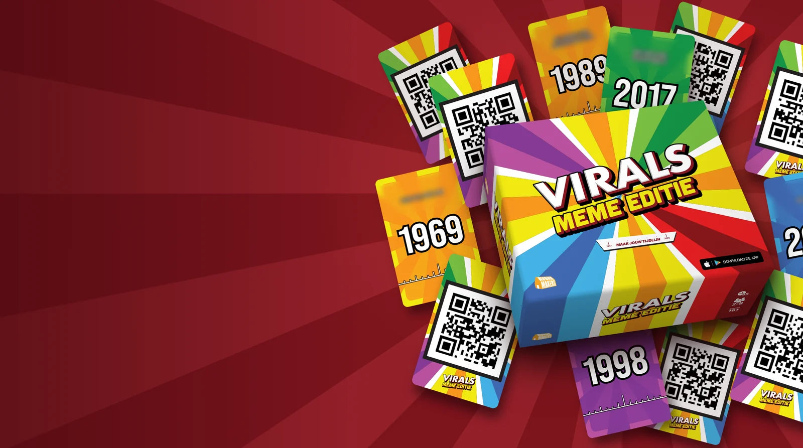 Virals Meme Editie tussen de memekaarten
